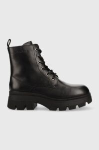 Kožené workery Calvin Klein Jeans Chunky Combat Laceup Boot