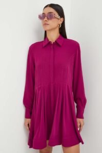 Šaty Pinko fialová barva