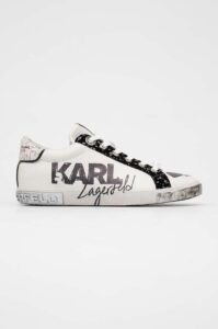 Kožené sneakers boty Karl Lagerfeld SKOOL