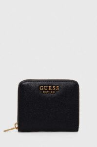 Peněženka Guess EMERA černá barva