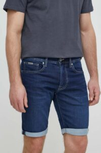 Džínové šortky Pepe Jeans SLIM GYMDIGO SHORT