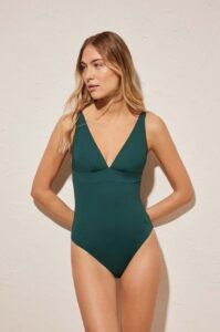 Jednodílné plavky women'secret PERFECT FIT 1 zelená