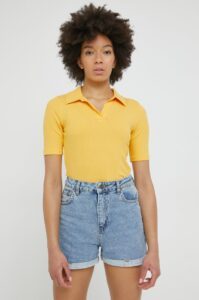 Tričko JDY žlutá barva