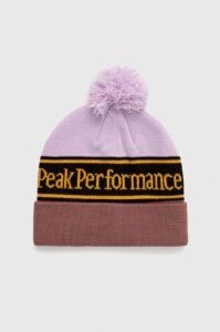 Čepice Peak Performance fialová barva
