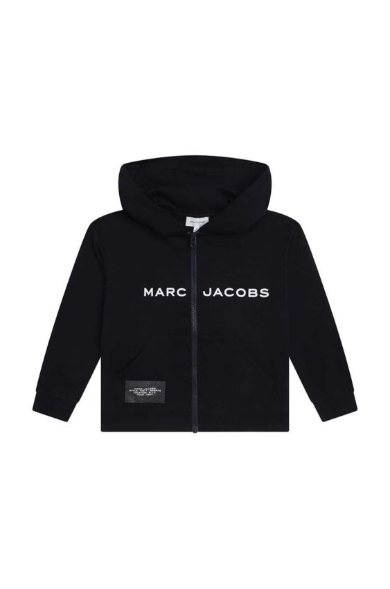 Dětská bavlněná mikina Marc Jacobs tmavomodrá barva