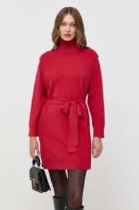 Šaty Silvian Heach červená barva