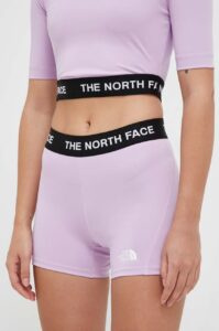 Tréninkové šortky The North Face fialová barva
