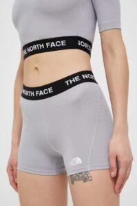 Tréninkové šortky The North Face šedá barva
