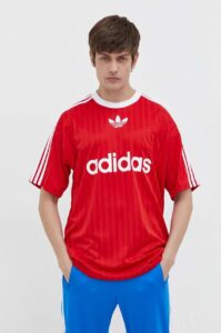 Tričko adidas Originals Adicolor Poly Tee červená
