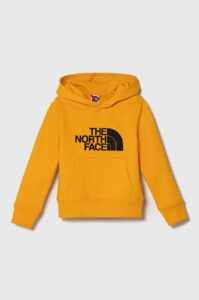 Dětská mikina The North Face žlutá barva