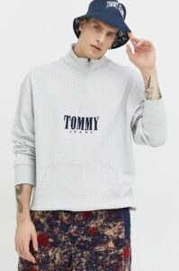 Bavlněná mikina Tommy Jeans pánská