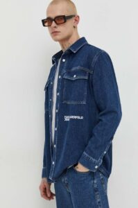 Džínová košile Karl Lagerfeld Jeans pánská