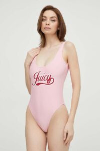 Jednodílné plavky Juicy Couture růžová