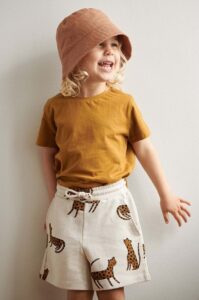 Dětské bavlněné šortky Liewood Gram Printed Sweatshorts