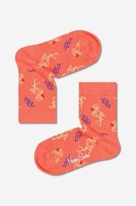 Dětské ponožky Happy Socks růžová barva