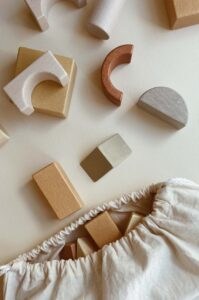 Dřevěná hračka pro miminko