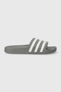 Pantofle adidas šedá barva