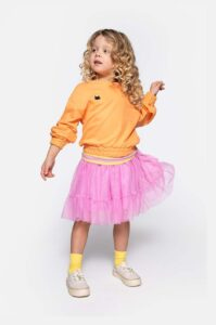 Dětská sukně Coccodrillo růžová barva