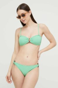 Dvoudílné plavky Roxy zelená barva