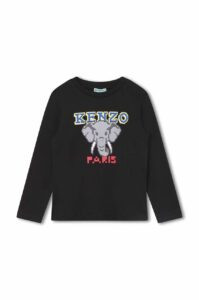 Tričko Kenzo Kids černá barva