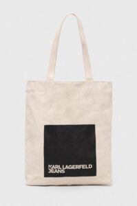 Bavlněná kabelka Karl Lagerfeld Jeans