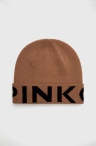Čepice Pinko hnědá barva
