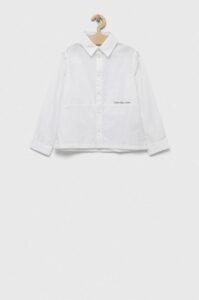 Dětská bavlněná košile Calvin Klein
