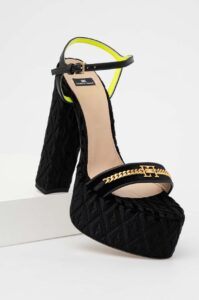 Sandály Elisabetta Franchi černá