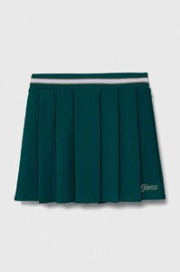 Dětská sukně Guess zelená barva