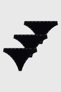 Kalhotky brazilky Guess 3-pack černá