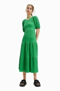 Šaty Desigual zelená barva