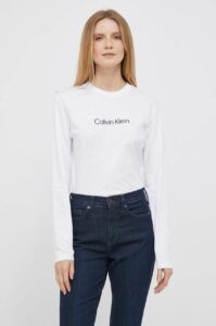 Bavlněné tričko s dlouhým rukávem Calvin