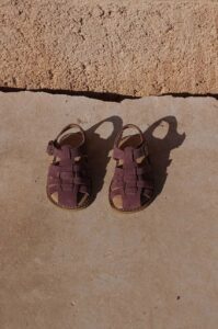 Dětské semišové sandály Konges Sløjd
