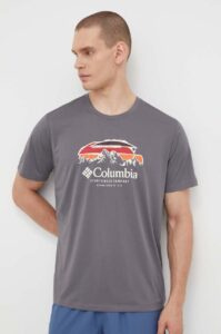 Sportovní triko Columbia Columbia Hike šedá