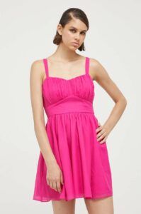 Šaty Abercrombie & Fitch růžová