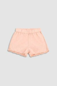 Dětské bavlněné šortky Coccodrillo růžová