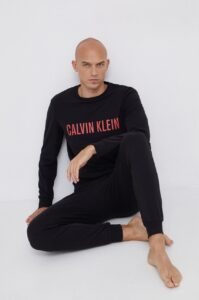 Pyžamové tričko s dlouhým rukávem Calvin Klein