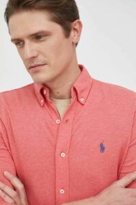 Košile Polo Ralph Lauren červená barva
