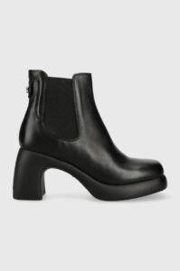 Kožené kotníkové boty Karl Lagerfeld ASTRAGON dámské