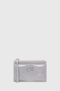 Peněženka Calvin Klein stříbrná