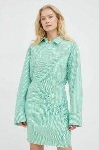 Bavlněné šaty Herskind zelená