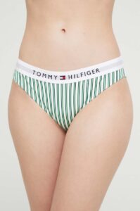Plavkové kalhotky Tommy Hilfiger zelená