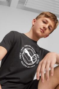 Dětské bavlněné tričko Puma ACTIVE SPORTS Graphic Tee