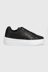 Kožené sneakers boty Tommy Hilfiger EMBOSSED COURT