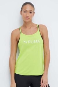 Tréninkový top Puma Fit zelená