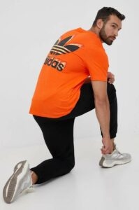 Tričko adidas Originals oranžová barva