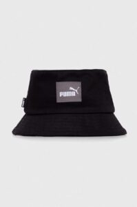Bavlněná čepice Puma černá