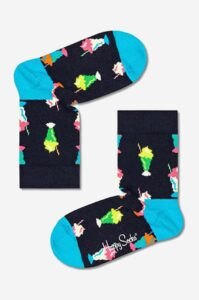 Dětské ponožky Happy Socks Milkshake černá barva