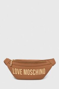 Ledvinka Love Moschino hnědá