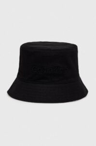 Oboustranný bavlněný klobouk Calvin Klein